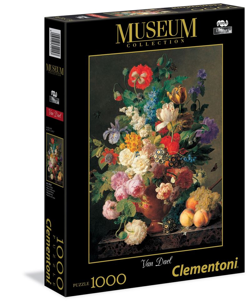 Clementoni-Van-Dael--Vase-de-Fleur-Puzzle-1000-pezzo-i-