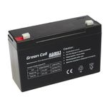 Green Cell AGM Battery 6V 12Ah - Batterie - 12.000 mAh Acido piombo [VRLA] (Green Cell AGM VRLA 6V 12Ah maintenance-free