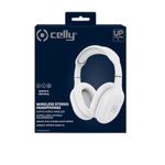 Celly-HyperBeat-Auricolare-Con-cavo-e-senza-cavo-A-Padiglione-Musica-e-Chiamate-USB-tipo-C-Bluetooth-Bianco