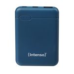 Intenso Intego PowerBank XS5000-Petrol (5000 MAH, 2,1 A-1X USB-A, 1x MicrousB-B, incluso cavo di ricarica USB-A a USB-C)