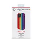 Celly-RAINBOW-iPhone-13-custodia-per-cellulare-155-cm--6.1---Cover-Multicolore