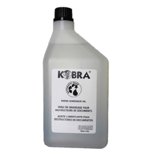 KOBRA Olio per distruggidocumenti - flacone 1lt - Kobra