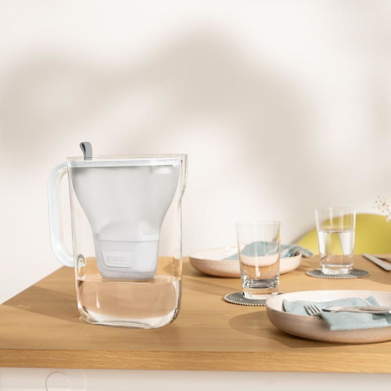 Brita-1051449-Filtraggio-acqua-Caraffa-filtrante-24-L-Trasparente-Bianco