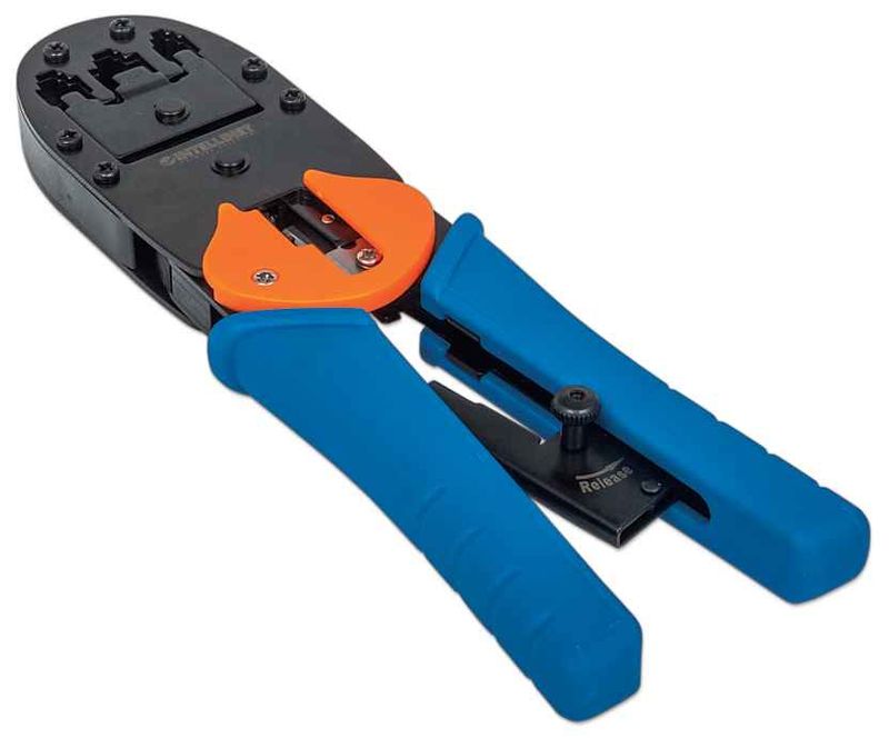 Intellinet-211048-pinza-crimpatrice-Nero-Blu-Arancione
