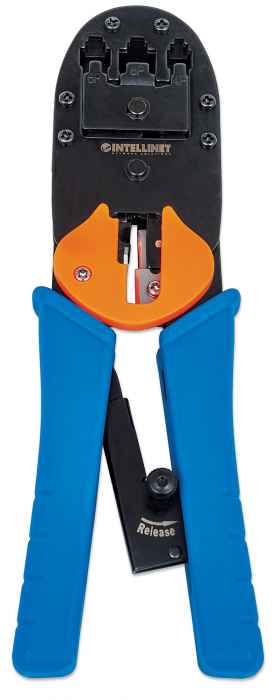 Intellinet-211048-pinza-crimpatrice-Nero-Blu-Arancione