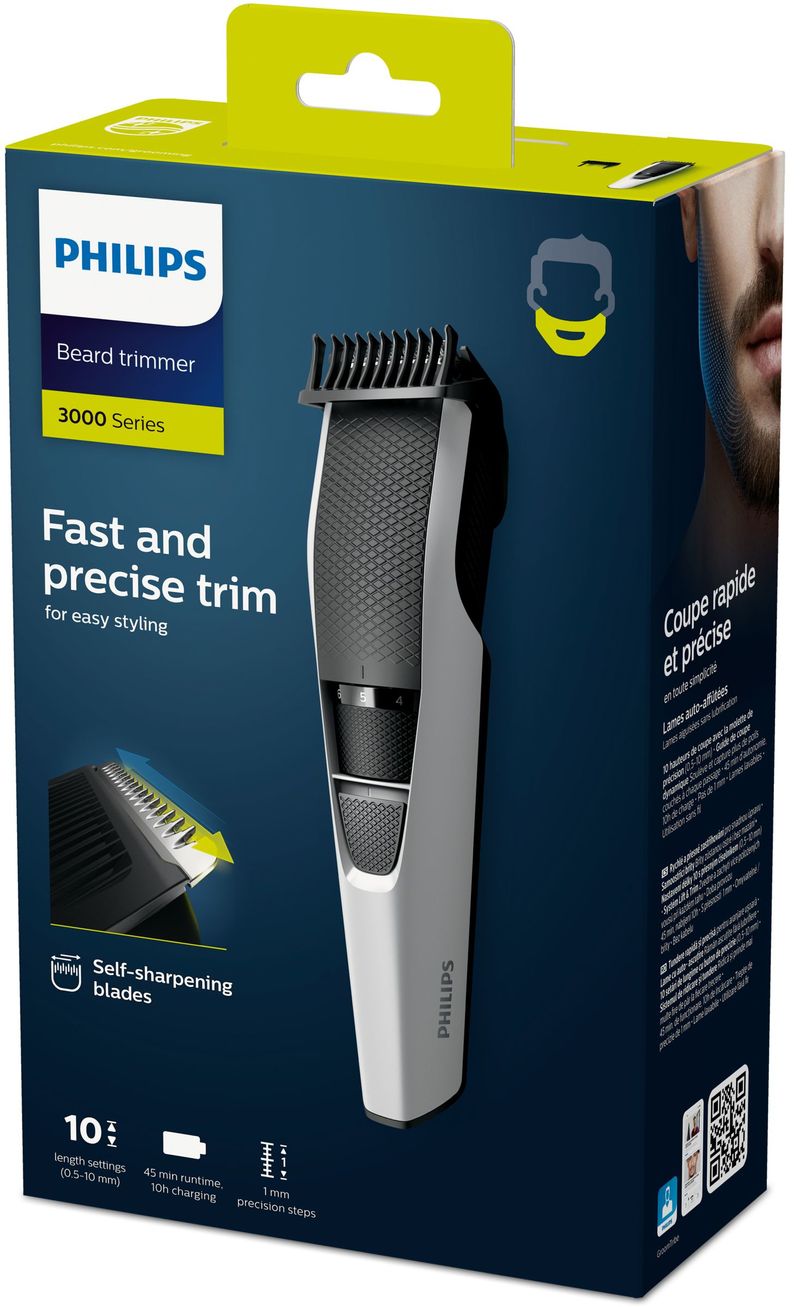 Philips-3000-series-Rifinitore-per-barba-con-impostazioni-di-precisione-da-1mm