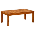 vidaXL Tavolino da Giardino 90x50x36 cm in Legno Massello di Acacia