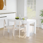 vidaXL Tavolo da Pranzo Bianco 140x74,5x76 cm in Legno ingegnerizzato