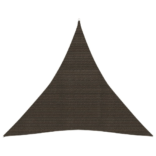 vidaXL Vela Parasole 160 g/m² Marrone 5x5x5 m in HDPE