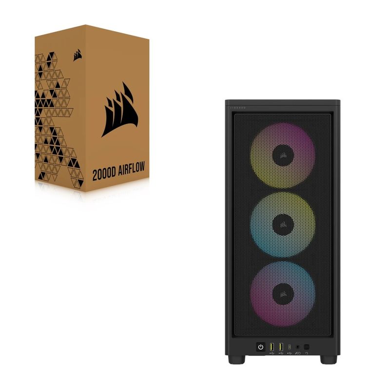 Corsair-2000D-RGB-AIRFLOW-Small-Form-Factor--SFF--Nero