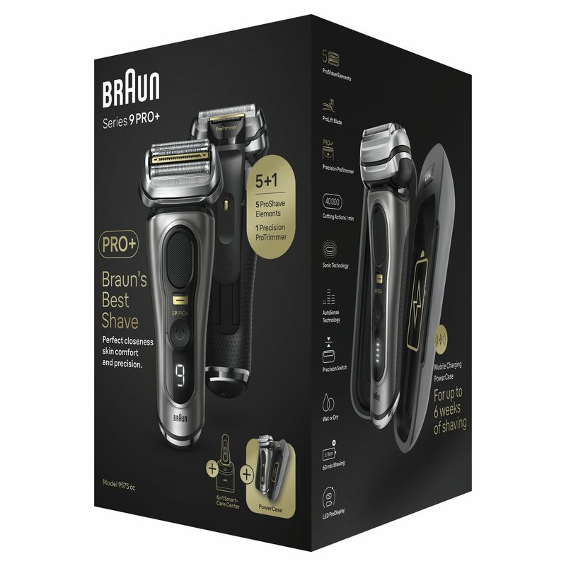 Braun-Series-9-Pro--9575cc-Wet--Dry-Rasoio-Trimmer-Metallico