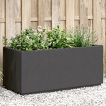 vidaXL Fioriera da Giardino Grigio Scuro 80x36x35 cm in PP