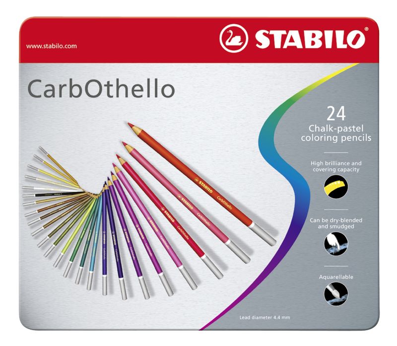 STABILO-CarbOthello-Multicolore-24-pz