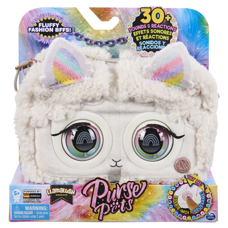 Purse-Pets-|-BORSETTA-INTERATTIVA-FLUFFY-|-in-versione-Lama-con-oltre-30-effetti-sonori-e-reazioni-giocattoli-per-bambine-dai-5-anni-in-su