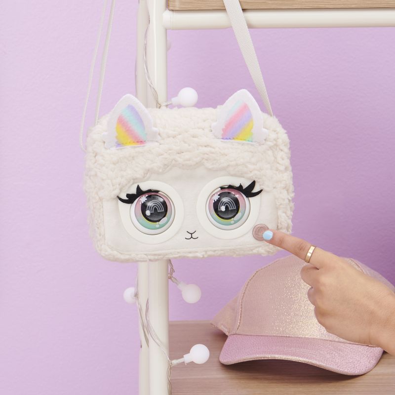 Purse-Pets-|-BORSETTA-INTERATTIVA-FLUFFY-|-in-versione-Lama-con-oltre-30-effetti-sonori-e-reazioni-giocattoli-per-bambine-dai-5-anni-in-su