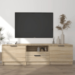 vidaXL Mobile per TV Rovere Sonoma 140x35x40cm Legno ingegnerizzato