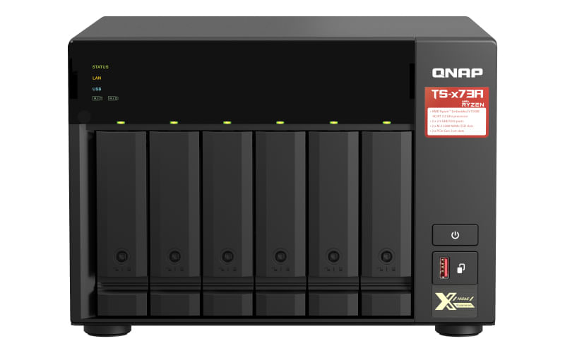 QNAP-TS-673A-NAS-Tower-Collegamento-ethernet-LAN-Nero-V1500B