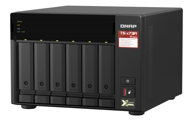 QNAP-TS-673A-NAS-Tower-Collegamento-ethernet-LAN-Nero-V1500B