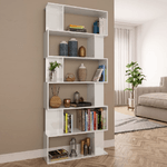 vidaXL Libreria/Divisorio Bianco Lucido 80x24x192 cm