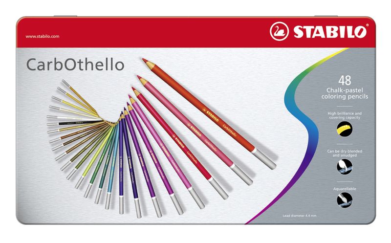 STABILO-CarbOthello-Multicolore-48-pz