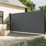 vidaXL Tenda da Sole Laterale Retrattile Antracite 220x600 cm