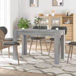 Tavolo da Pranzo Grigio Sonoma 120x60x76 cm Legno ingegnerizzato