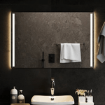 Specchio da Bagno con Luci LED 90x60 cm