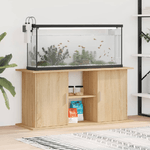 vidaXL Supporto Acquario 121x41x58 cm Legno ingegnerizzato Rovere Sonoma