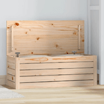 vidaXL Contenitore Portaoggetti 89x36,5x33 cm Legno Massello Pino