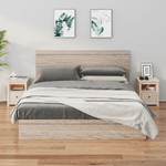 vidaXL Comodini 2 pz 40x35x49 cm in Legno Massello di Pino