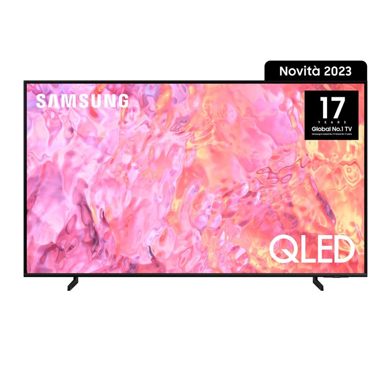 Samsung-Series-6-TV-QE50Q60CAUXZT-QLED-4K-Smart-TV-50--Processore-Quantum-4K-Lite-OTS-Lite-Black-2023