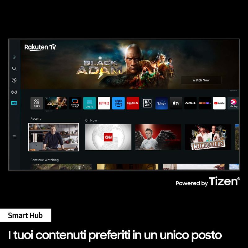Samsung-Series-6-TV-QE50Q60CAUXZT-QLED-4K-Smart-TV-50--Processore-Quantum-4K-Lite-OTS-Lite-Black-2023