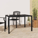 vidaXL Tavolo da Giardino Antracite 110x80x72 cm Acciaio