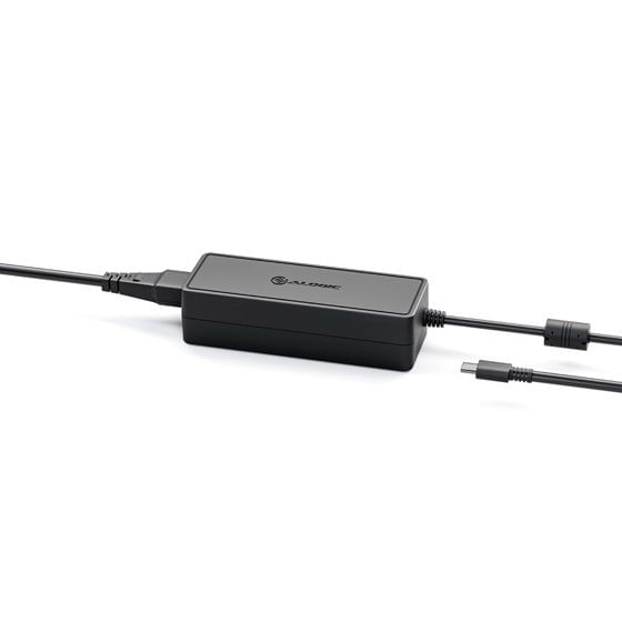 ALOGIC DCG1X100-EUUK adattatore e invertitore Interno Nero (100W USB PD INLINE GAN POWER - ADAPTER - EU/UK REGION)