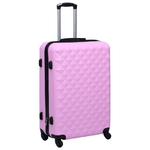 vidaXL Trolley a Custodia Rigida Rosa ABS