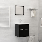 vidaXL Lavabo da Incasso con Rubinetto 42x39x18 cm in Ceramica Bianco