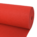 Tappeto Piatto da Esposizione 1x12 m Rosso