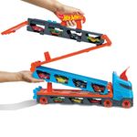 Mattel Hot Wheels City HW Camion 2in1 Trasport+Pista