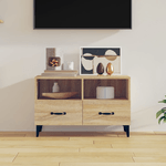 vidaXL Mobile per TV Rovere Sonoma 80x36x50 cm Legno Multistrato