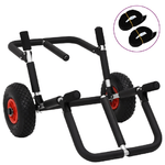 vidaXL Carrello per Kayak Pieghevole 90 kg in Alluminio