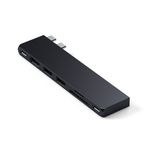 Satechi ST-HUCPHSD replicatore di porte e docking station per laptop USB 3.2 Gen 2 (3.1 Gen 2) Type-C Nero