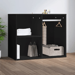 vidaXL Armadietto per Cosmetici Nero 80x40x65 cm in Legno ingegnerizzato