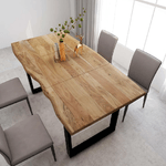 vidaXL Tavolo da Pranzo 180x90x76 cm in Legno Massello di Acacia