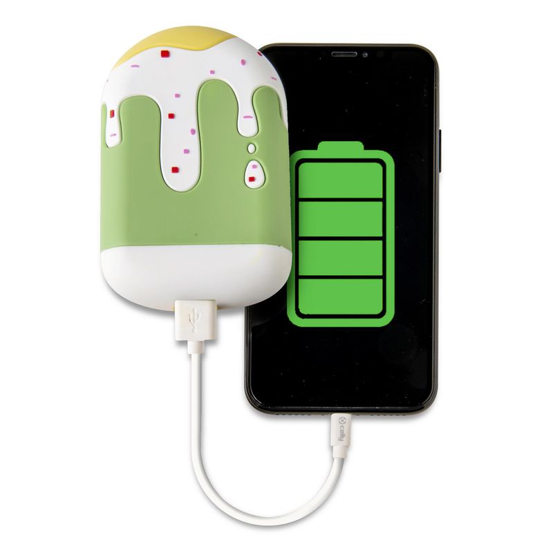 Celly-Ice-Lolly-Ioni-di-Litio-2600-mAh-Verde-Bianco-Giallo