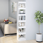 vidaXL Libreria/Divisorio Bianco 40x30x198 cm