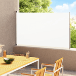 vidaXL Tenda Laterale Retrattile per Patio 220x300 cm Crema