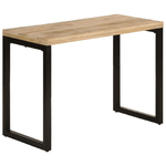 vidaXL Tavolo da Pranzo 110x50x76 cm in Legno Massello di Mango