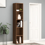 Libreria Rovere Marrone 40x30x189 cm in Legno ingegnerizzato