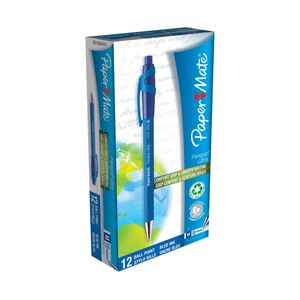 Paper Mate Papermate FlexGrip Ultra RT Blu Penna a sfera retrattile a clip Medio 12 pz