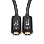 Microconnect USB3.1CC10OP cavo USB 10 m USB 3.2 Gen 1 [3.1 Gen 1] USB C Nero (Premium Optic USB-C, 10m - Supporting 4K60
